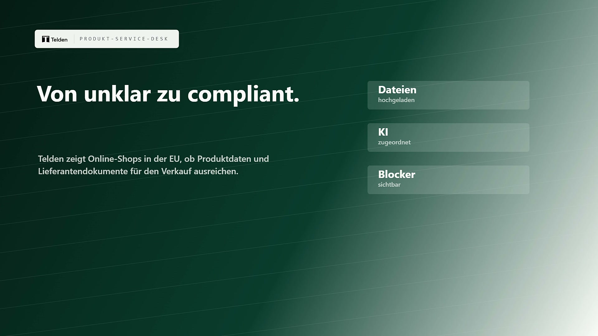Telden Produkt-Walkthrough-Video